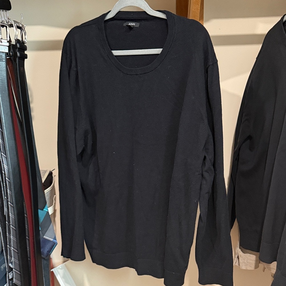 Alfani Black Crewneck Sweater